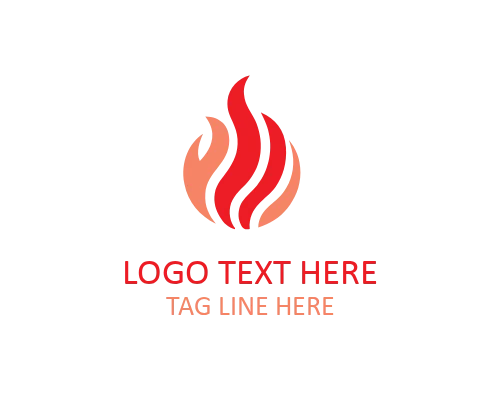 Flame Mark Identity Logo