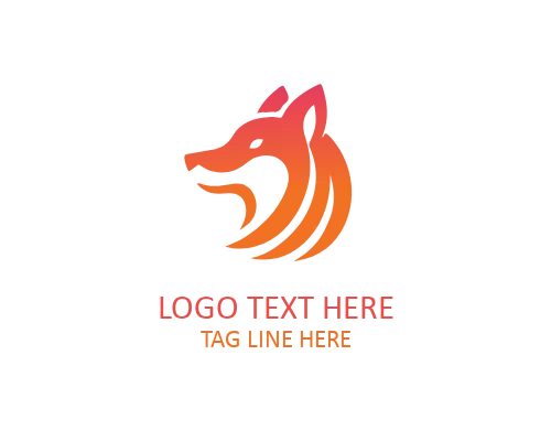Flame Tail Fox Logo