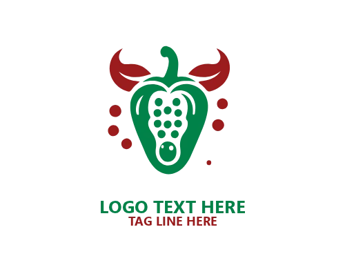 Flaming Chili Icon Logo