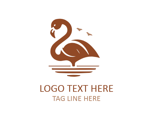 Flamingo Monogram Logo