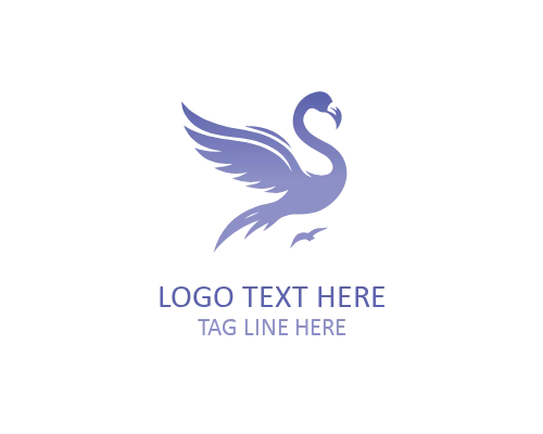 Flamingo with Tropical Flower Logo for Lifestyle Brands