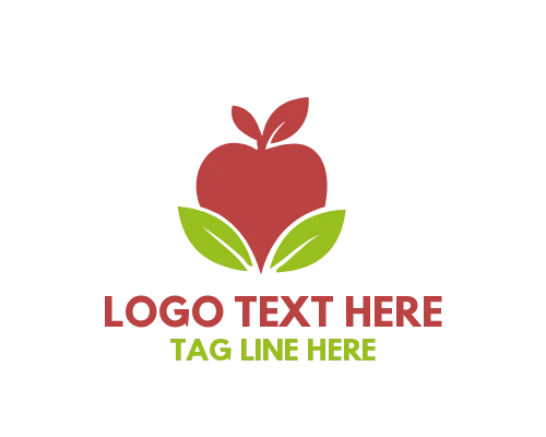 Flat Apple Icon Logo
