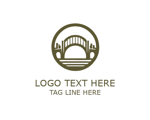 Flat Bridge Structure Logo