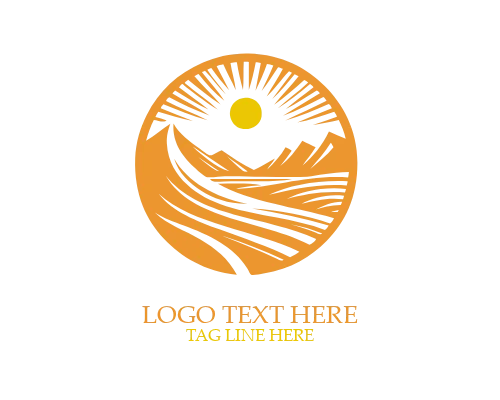 Flat Desert Logo
