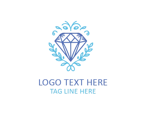 Flat Diamond Logo for Tech Branding and Futuristic Identity