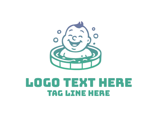 Flat Drop Mascot Character Logo