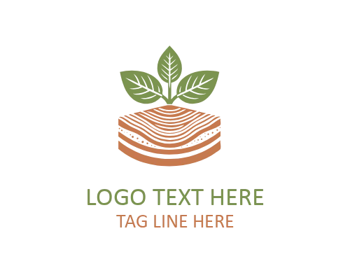 Flat Gardening Logo for Digital Branding and Garden Apps
