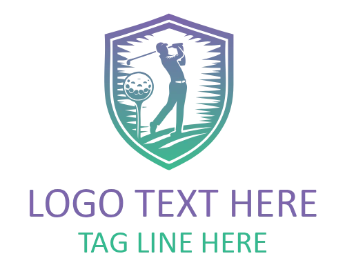 Flat Golf Logo