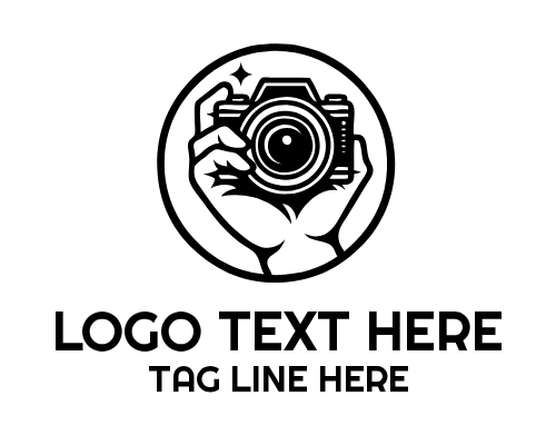 Flat Hand Camera Logo