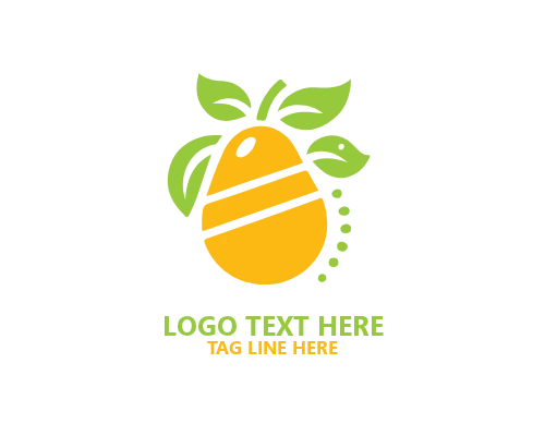  Flat Mango Icon Logo