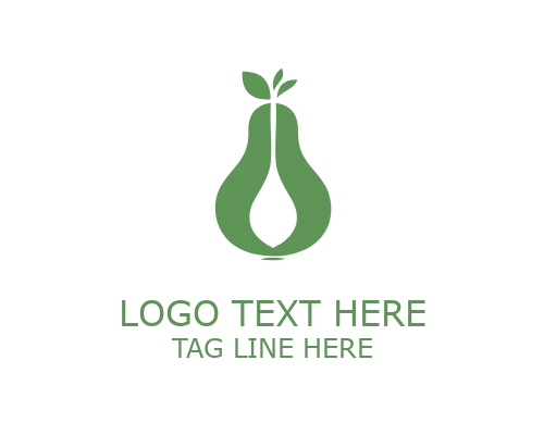 Flat Pear Harvest Logo