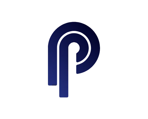 Flat Premium Letter P Logo