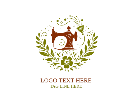 Flat Sewing Logo