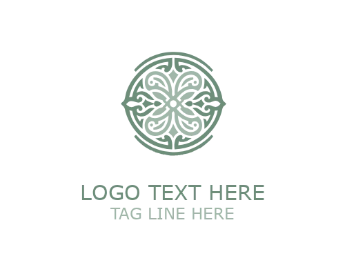 Floral Classic Frame Logo