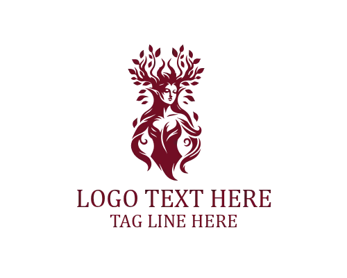 Floral Dryad women Logo
