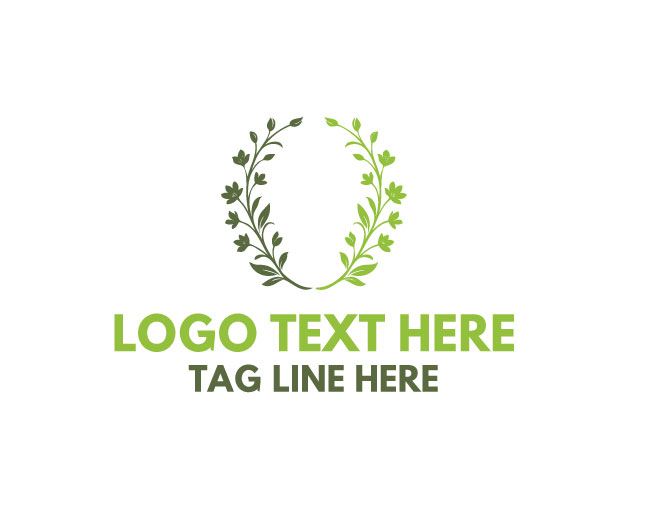 Floral Emblem Bloom Best Design Logo