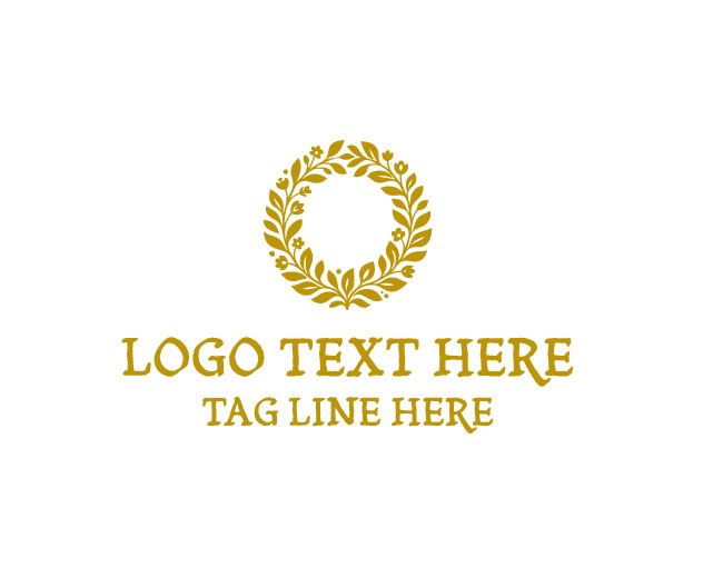  Floral Emblem Garden Best Design Logo