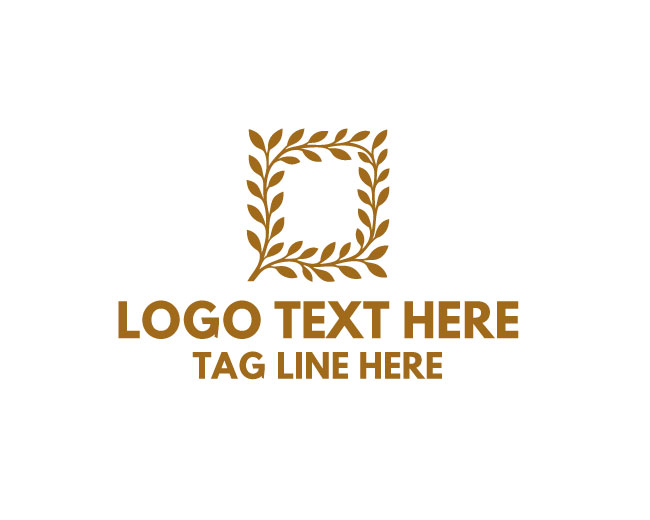 Floral Emblem Garden Best Logo