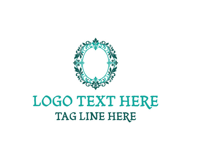 Floral Emblem Plant Best Design Logo