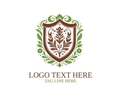 Floral Emblem Premium Boutique Logo