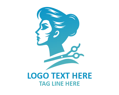 Floral Hair Salon Logo