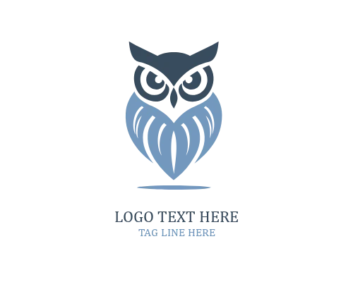 Floral Harmony Owl Logo