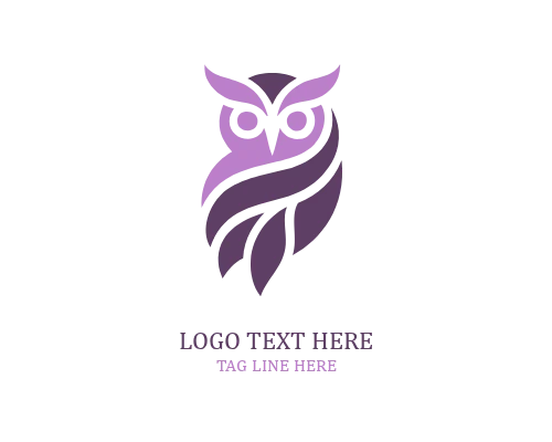 Floral Knowledge Owl Logo