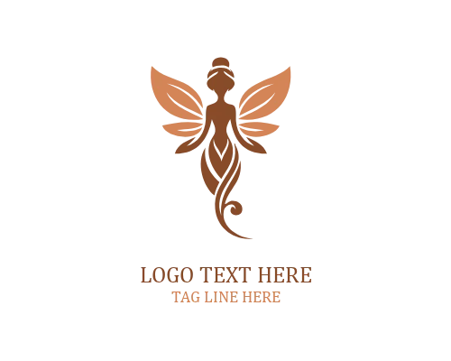 Floral Magic Fairy Logo