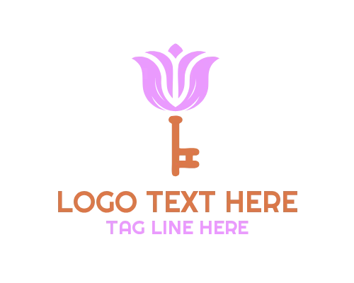 Floral Mark Tulip Logo