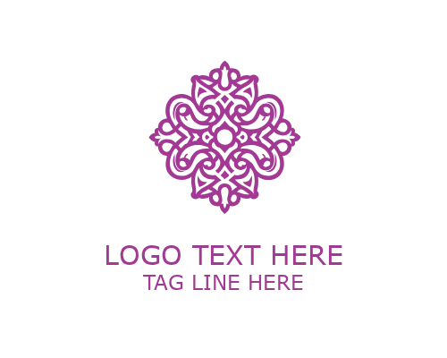 Floral Ornamental Medallion Logo