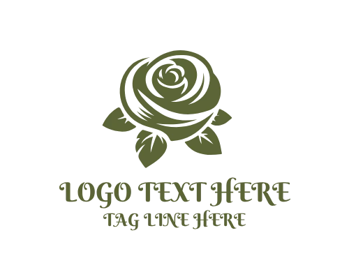 Floral Rose Logo