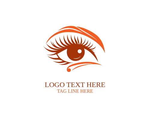 Flower Eye Lashes Logo