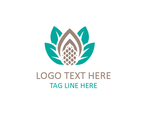 Flower Wellness Balance Logo for Spa and Beauty Branding