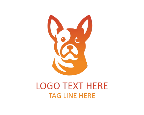 Fluffy Doggy Cute Logo