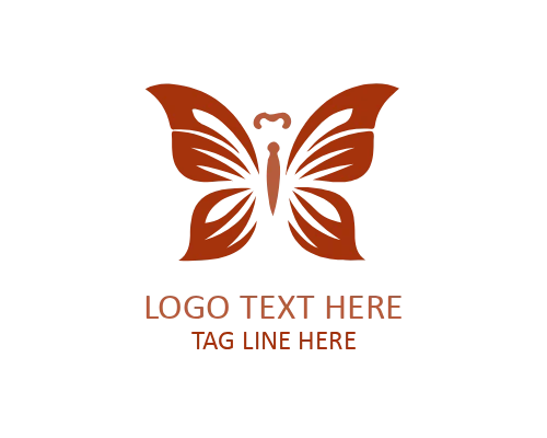 Flutter Motion Butterfly Logo