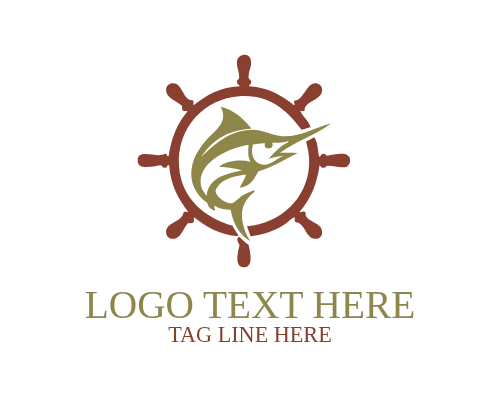 Fly Fishing Line Art Logo