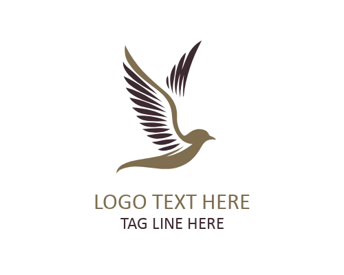 Flying Bird Cloud Sky Logo