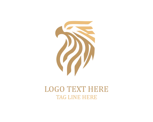 Flying Eagle Silhouette Logo