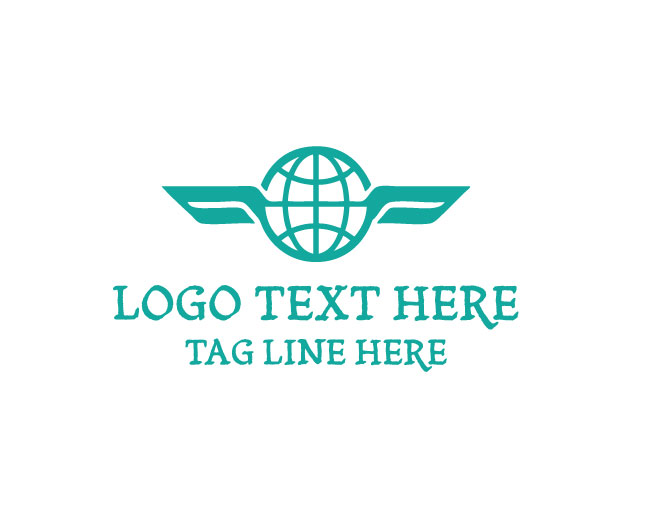 Flying Globe Global Logo