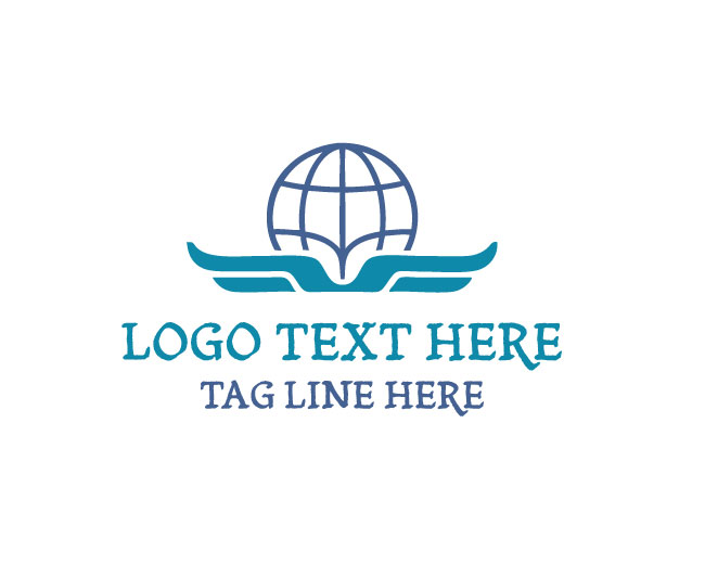 Flying Globe Travel Logo