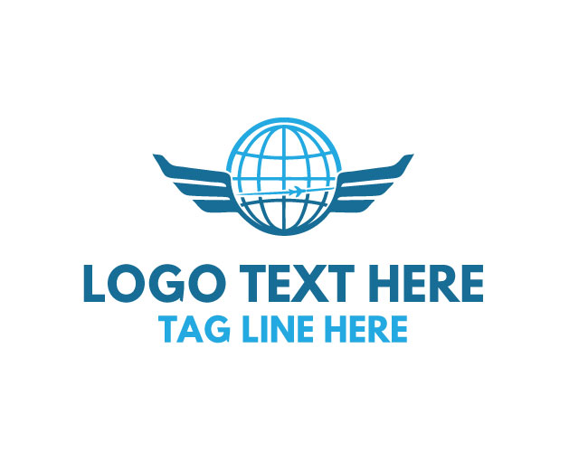 Flying Globe Wing Logo