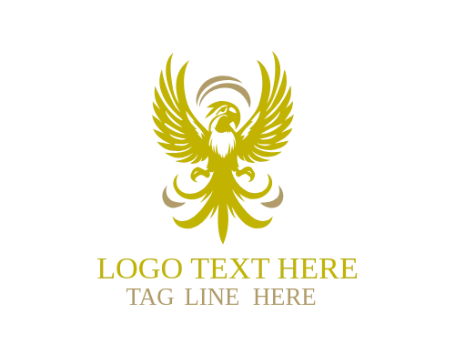 Flying Parrot Logo for Freedom, Travel, and Adventure Brands