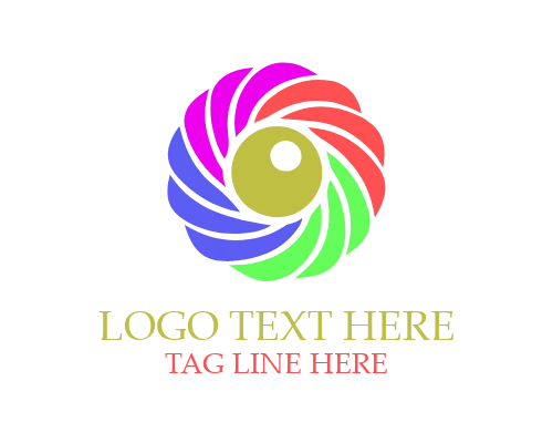 Folded Paper Style Shutter Logo