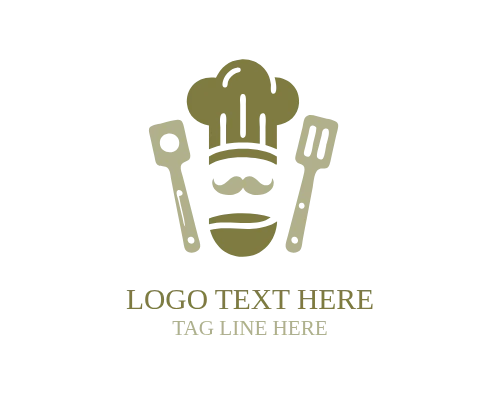 Food Truck Chef Hat Logo