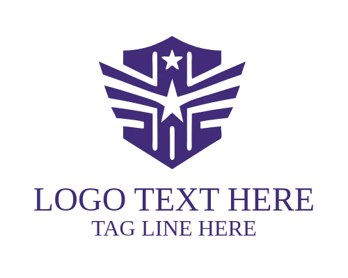 Force Military Shield Logo