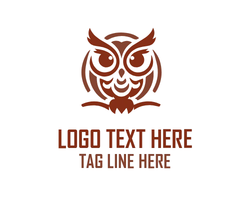 Forest Guardian Owl Logo