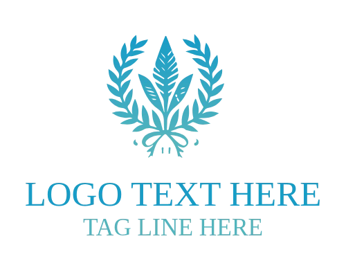 Forest Nature Wreath Logo