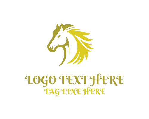 Forward Motion Linear Horse Logo