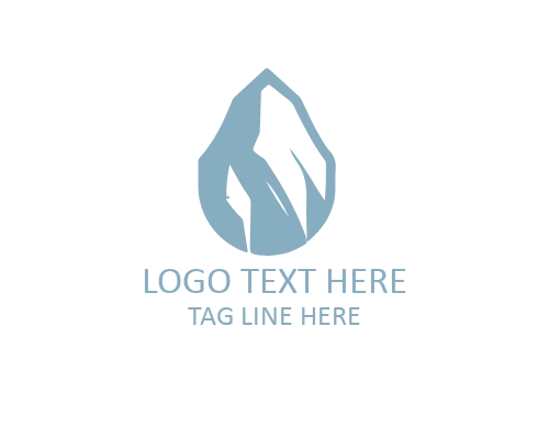 Fossil Flat Stone Logo for Geology, Construction, and Design Brands