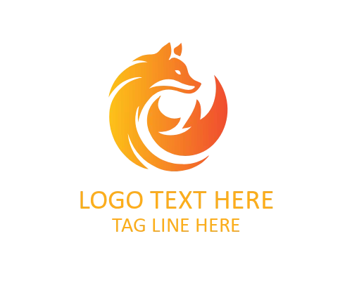 Fox Badge Emblem Logo for Creative Identity